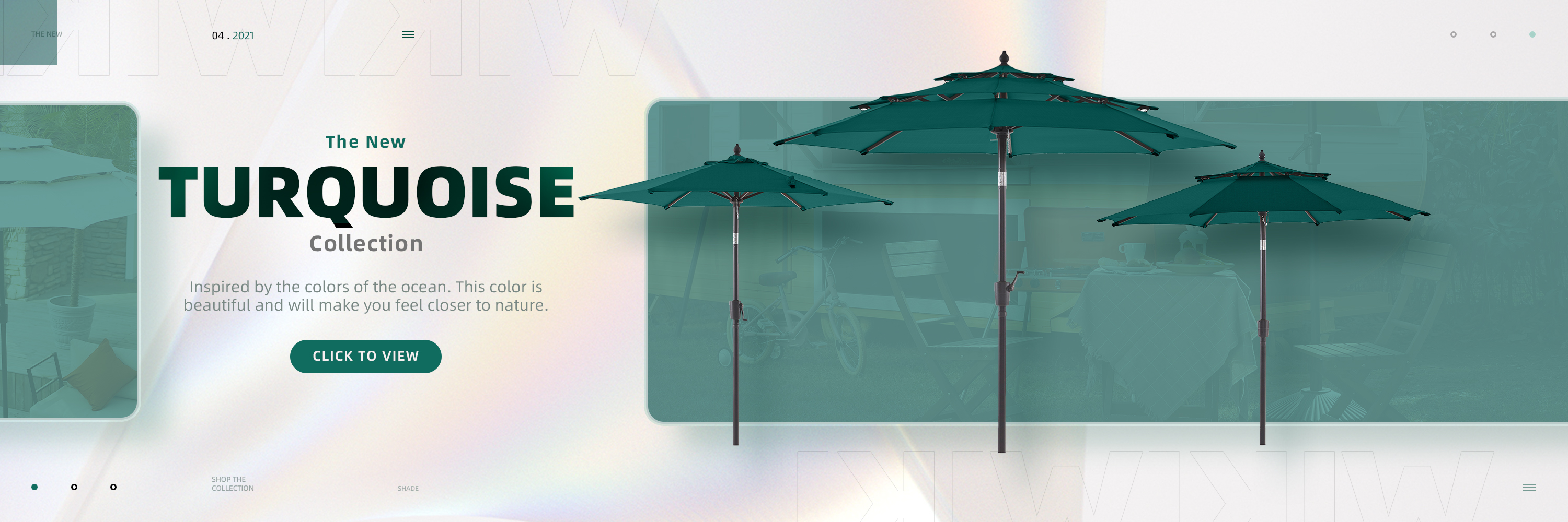 wikiwiki Olefin 9 FT 2 Tier Market Umbrella Patio Outdoor Table Umbrellas with 3-year Nonfading Olefin Canopy and Push Button Tilt for Garden, Backyard & Pool, Cast Slate